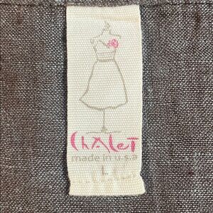 Chalet Brand 100% Linen VEST in Charcoal Linen Fabric